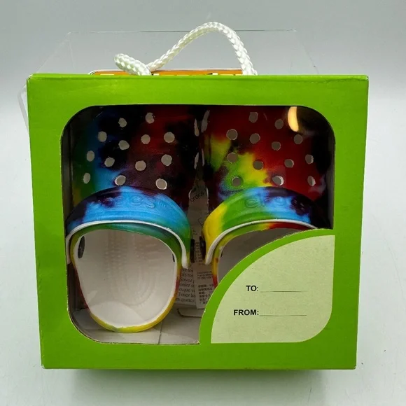 NEW CROCS Come As You Are Tie Dye C2-3 - Picture 1 of 4